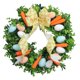 thumbnail image 4 of Corona de Pascua en estilo rústico, corona de puerta, decoración primaveral para entrada, ventana., 4 of 8