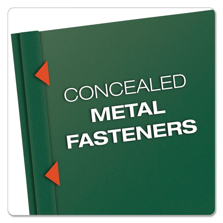 Clear Front Report Cover, Three-Prong Fastener, 0.5 Clear Front Report Cover, Three-Prong Fastener, 0.5
