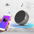 thumbnail image 5 of High Quality Portable Mini Aluminum Alloy 3D Stereo Sound Bluetooth Speaker(without Ring), 5 of 8