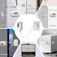 thumbnail image 4 of 3X Cerradura para Refrigerador Cerradura de CombinacióN de 4 DíGitos para Refrigeradores, Congeladores y Gabinetes, InstalacióN Sin Taladros, Segura para NiñOs y Mascotas, 4 of 7
