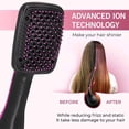 thumbnail image 3 of Comfort Comb Design Multifunctional Hair Dryer, 2024 New 2 in 1 Hair Dryer Brush & Straightener Brush, Multifunctional Anion Hair Dryer Brush, Fast Drying Styling Comb, 3 of 13