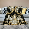 thumbnail image 2 of COMIO  Baroque Throw Blanket,Vintage Baroque Rococo Victorian Renaissance Style Pattern Thorw Blanket Soft Warm Decorative Blanket for Bed Couch Sofa Office Blanket, 2 of 6