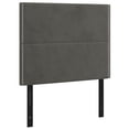 thumbnail image 6 of vidaXL Headboards 4 pcs Dark Gray 39.4"x2"x30.7"/34.6" Velvet, 6 of 69