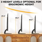TAVR Furniture Table Top Universal TV Stand for 27-65 inch LCD LED Flat or Curved Screen TVs
