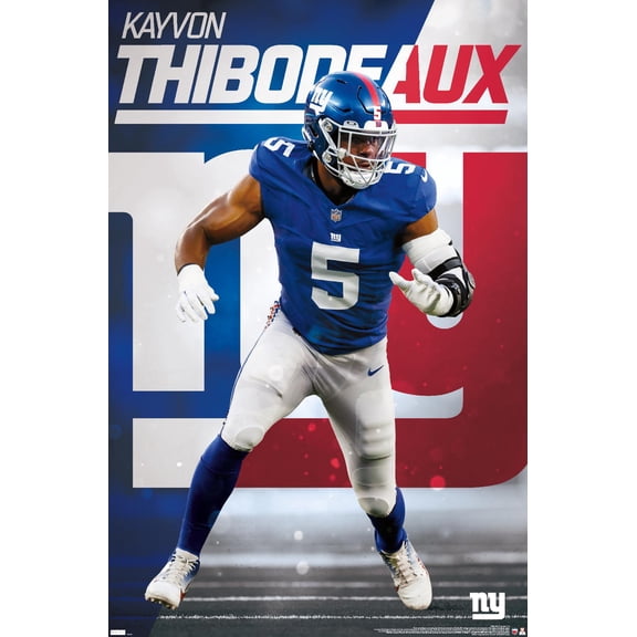 NFL New York Giants - Kayvon Thibodeaux 24 Wall Poster, 22.375" x 34"