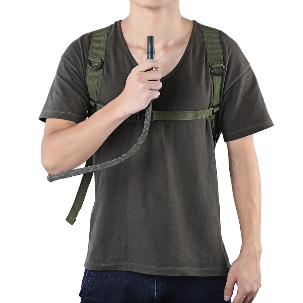 Hydration Pack with 3L Backpack Water Bladder Black Color:5.0 by GlowSol
