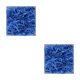 thumbnail image 3 of Bearachild 1 paquete de relleno de rafia de papel Lafite, material de relleno triturado, embalaje práctico para Pascua, Año Nuevo, azul real azul real 2Conjunto, 3 of 6