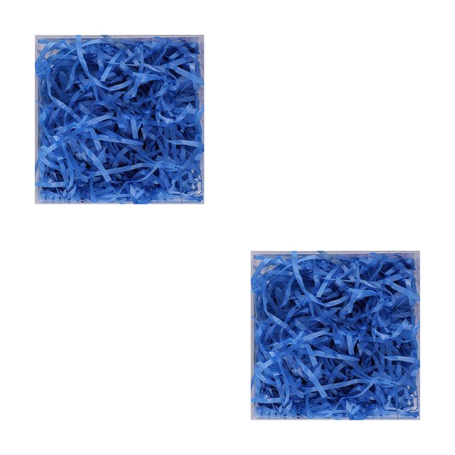 Toystoory 1 paquete de relleno de rafia de papel Lafite rellenos triturados Pascua azul real azul real 2Conjunto