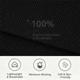 thumbnail image 6 of Urbanix High Vis Shirts for Men Reflective Quick Dry Neon Short Sleeve T Shirt Breathable Cool Fluorescent Top for Night Riding Black XL, 6 of 7