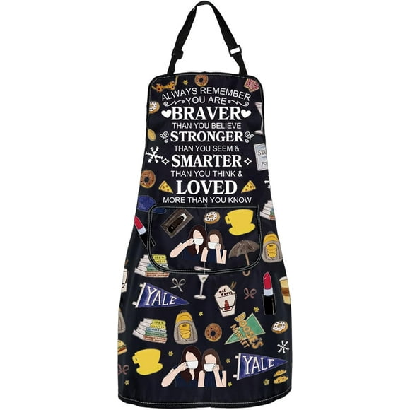 shiyou-G Girls TV Show Inspired Gift Luke’s Diner Apron Lorelai Rory Gilmore Fan Gift Gilmore TV Show Merchandise