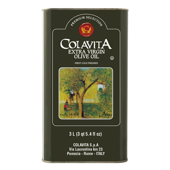 (Pack of 4) Colavita Extra Virgin Olive Oil 3 Liter Tin 101.4 Oz