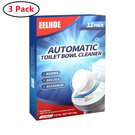 3 Pack Toilet Cleaner Tablets 12 Count Durable Toilet Tank Cleaners with Sustained-Release Technology  Upgrade Concentrated Formula