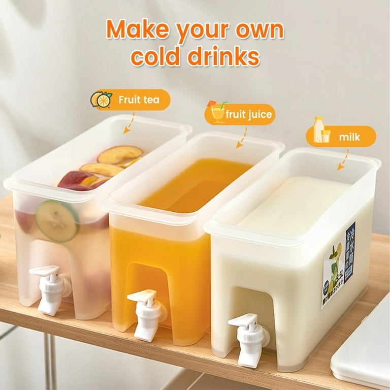 Fridge Juice Container Household Stuff3.5L Drink Dispenser with