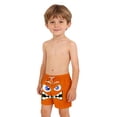 thumbnail image 5 of Babcutegg Kids Printed Swim Trunks with Pockets – Elastic Waistband, Drawstring Closure, Casual Beach and Pool Short for Warm Weather Activities Orange Size 10-11, 5 of 9