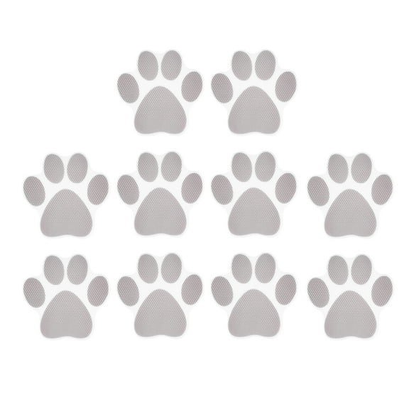 10 Pcs Anti Slip Bath Dog Footprint Stickers Bathtub Safety