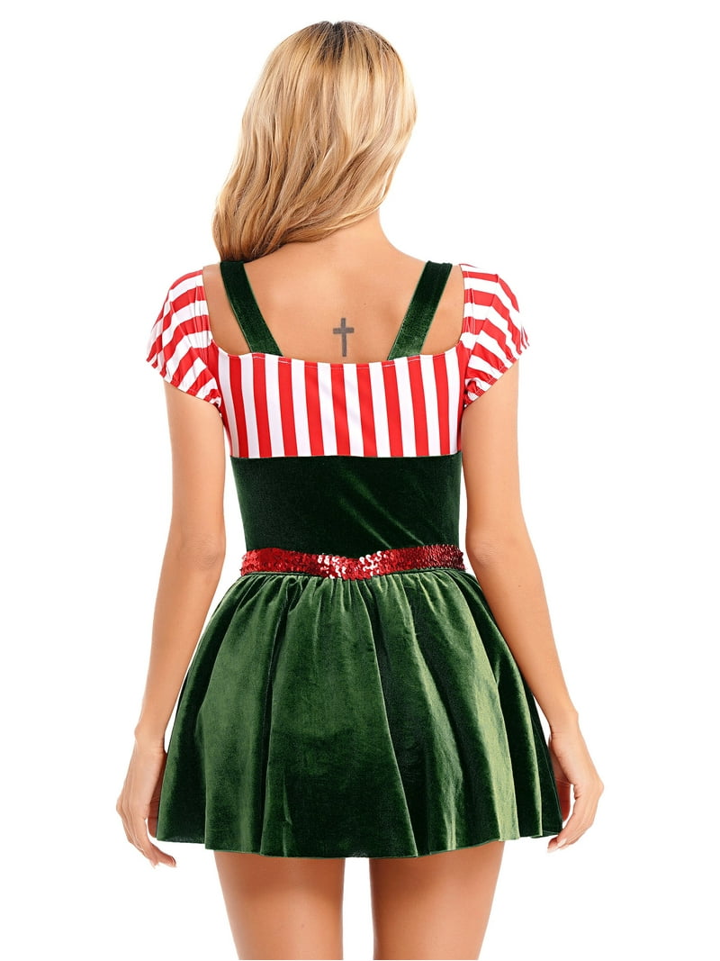 m&s christmas dresses TEDPRBGE 3 Pcs Mrs. Claus Santa Costume Red Dress Long Sleeve Dress Women Christmas Party (M) : Clothing, Shoes & Jewelry Kate-2025/6/26 or customize your own Color:SELVA JIELAFIC Women Sequin Fringe