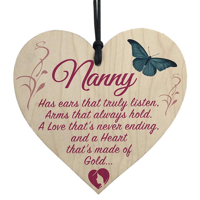 Colgante De Madera En Forma De Corazón Para El Día De La Madre, Artesanías De Madera Para El Hogar, Decoraciones Para Árboles Diy, Regalos Para Mamás 1 Uds seitruly AP007123-03
