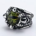 thumbnail image 5 of K-KED Europunk Dark Wizard Ghost Eye Stainless Steel Men's Rings Size 7-13-12-Blue, 5 of 8