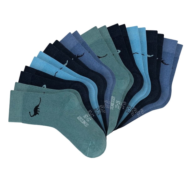 SCHIESSER Calcetines para niño, paquete de 10 - «Legwear Kids», estampados, mezcla de algodón Azul mixto 27-30