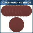 thumbnail image 4 of Unique Bargains Sanding Discs, 7 Inch Automotive Repair Round Hook and Loop Sandpaper Aluminum Oxide Red, 30 Pcs 400 Grit, 4 of 7