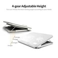 thumbnail image 3 of Support de Refroidissement pour Ordinateur Portable, Support de Refroidissement pour Ordinateur Portable, Support de Dissipation de Chaleur avec 4 Vitesses, Hauteur Réglable, Ventilateurs de Refroidissement Doubles, 3 of 7