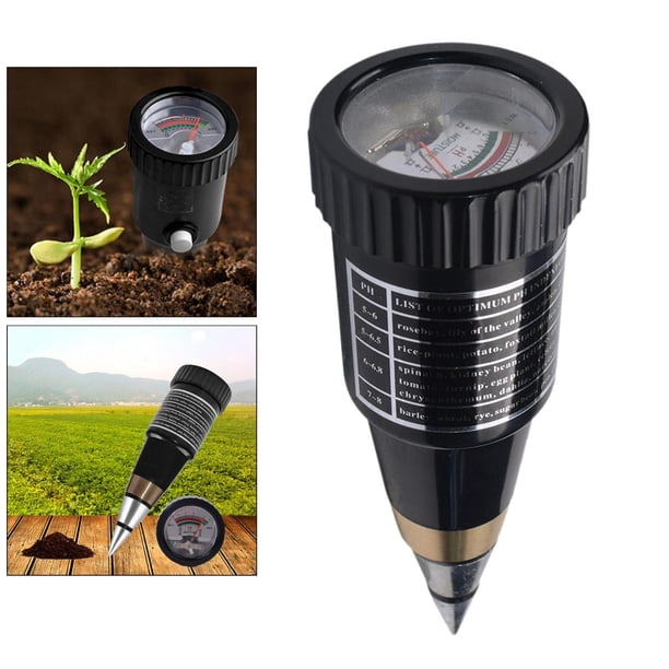 Medidor de pH del medidor de humedad/pH de herramientas de jardinería para requiere batería adecuado para s en macetas CUTICAT probador de suelo