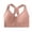 Pink, variant on Stamzod Women's Racerback Sports Bra Front Closure Wireless Push Up Bra No Underwire Supportive Workout Bras for Women