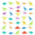 thumbnail image 4 of FNNMNNR 36 Piece Glow in Dark Mini Dinosaur Toy Set, Plastic Realistic Dino Figure, Kid Birthday Party Favors Supplies Goody Bag Valentines Day Gift Pinata Stuffers Easter Eggs Easter Basket Filler, 4 of 7