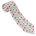 thumbnail image 2 of Rocae Tulips Flowers for Soft and Comfortable Men's Tie Necktie Wedding Business, 2 of 5