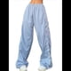 thumbnail image 2 of Pantalones de Paracaídas para Mujer, Pantalones Holgados de Pierna , Pantalones Deportivos con Cintura Elástica Y2K, Pantalones Deportivos, Ropa de Calle Azul M, 2 of 10
