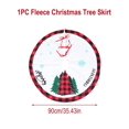 thumbnail image 1 of Falda de árbol de Navidad de 90cm, alfombra de árbol de Navidad, decoraciones para el hogar, adorno de árbol de Navidad, Año Nuevo, 2023, 1 of 4