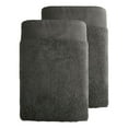 thumbnail image 3 of 100% Cotton Bath Sheets - Extra Large Size, Very Soft & Fluffy, Quick Dry & Highly Absorbent, 2 Piece Hotel Quality Bathroom Towel, Ideal for Tall/Big Body Types, Gray - 33" x 70", 3 of 9