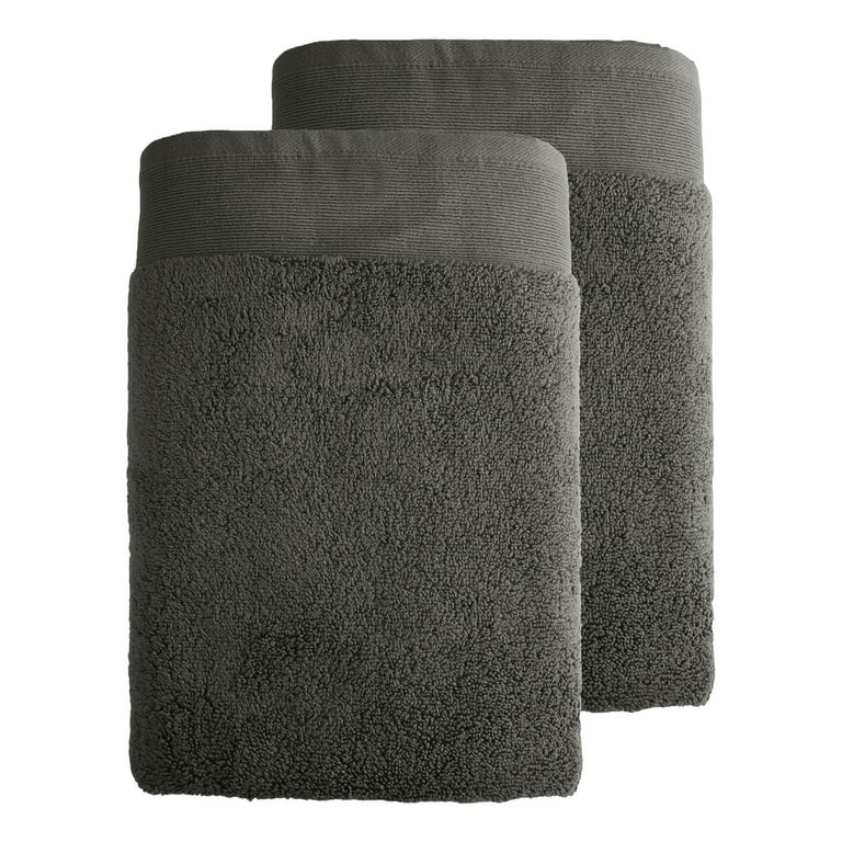 Luxury 100 Cotton Bath Sheets Extra Large Size Very Soft Fluffy Quick Dry Highly Absorbent 2 Piece Hotel Quality Bathroom Towel Ideal for Tall Big Body Types Gray 33