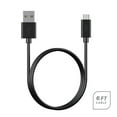 thumbnail image 2 of OEM Fast Charge Micro USB Charging Data Cable Compatible with Samsung Galaxy Mega 2 Cell Phones 6 FT - Black, 2 of 9