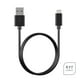 OEM Câble de Données de Charge Micro USB Rapide Compatible avec Samsung Galaxy Mega 2 Téléphones Cellulaires 6 Pi - Noir – image 2 sur 9