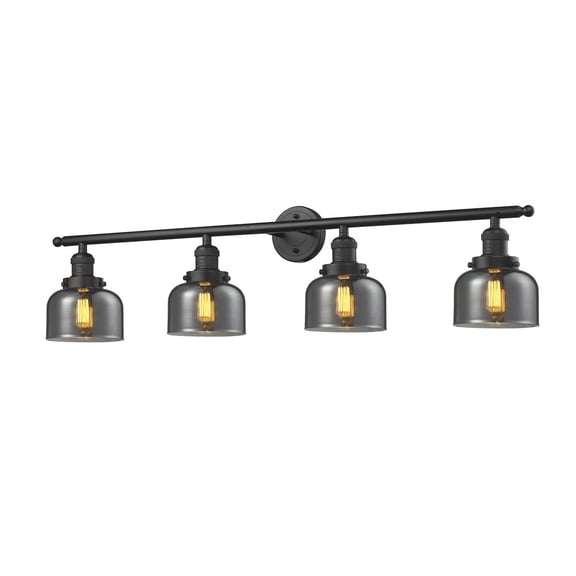 Innovations 4-LT LED Large Bell 44" Bathroom Fixture - Oil Rubbed Bronze - 215-OB-G73-LED