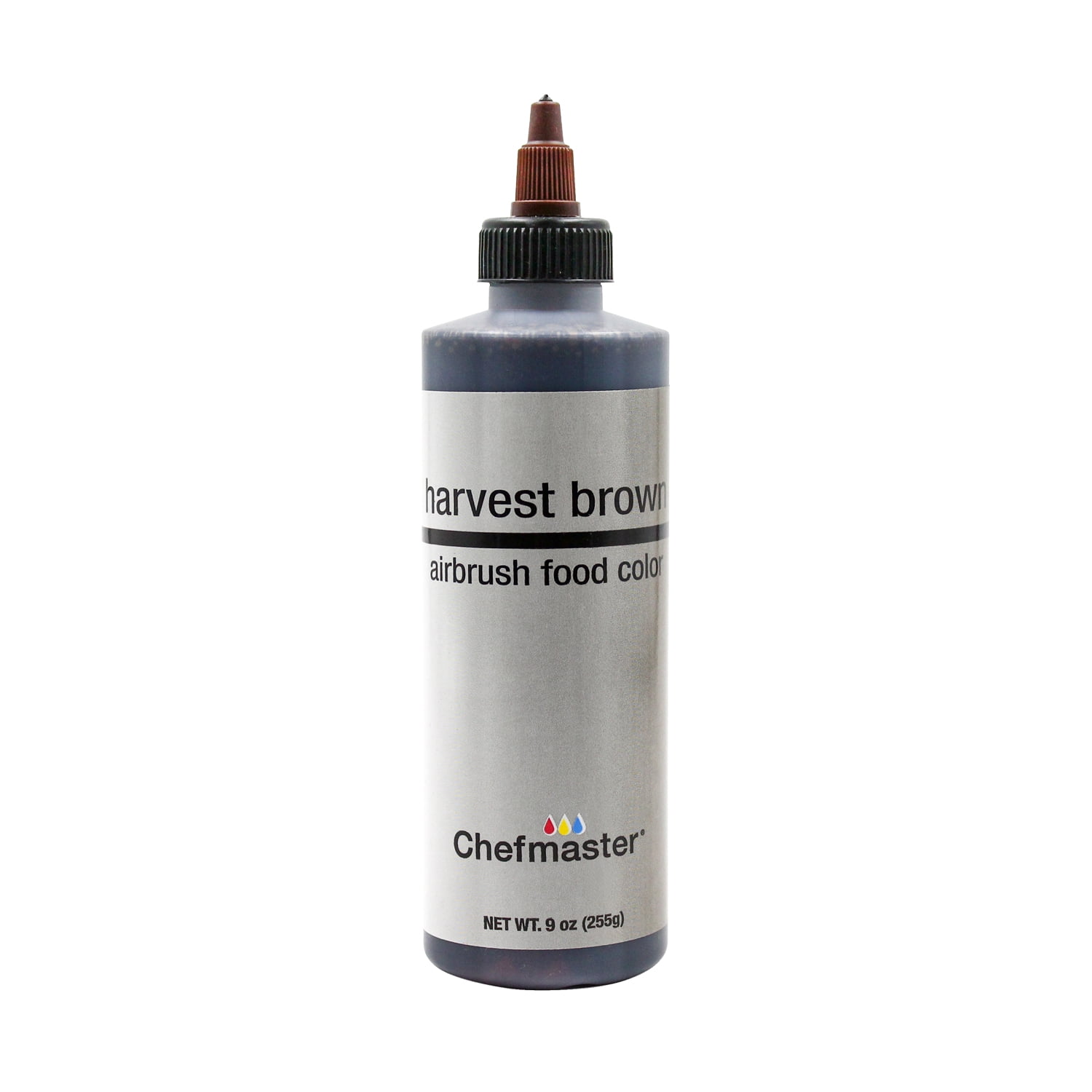 Chefmaster 9-Ounce Harvest Brown Airbrush Cake Decorating Food Color