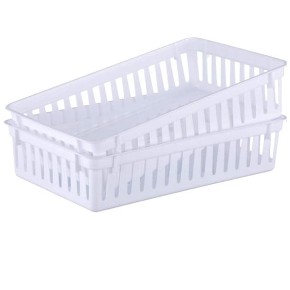 Rectangular 10.24 x 6.5 x 2.36 Inches Plastic Organizing Baskets : 1CT