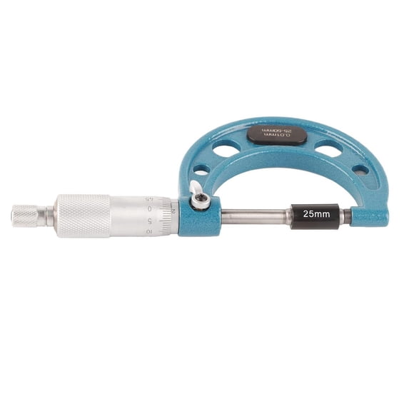 Micrómetro Exterior Precisión 0,01 Mm Acero Inoxidable para Equipos de Maquinaria