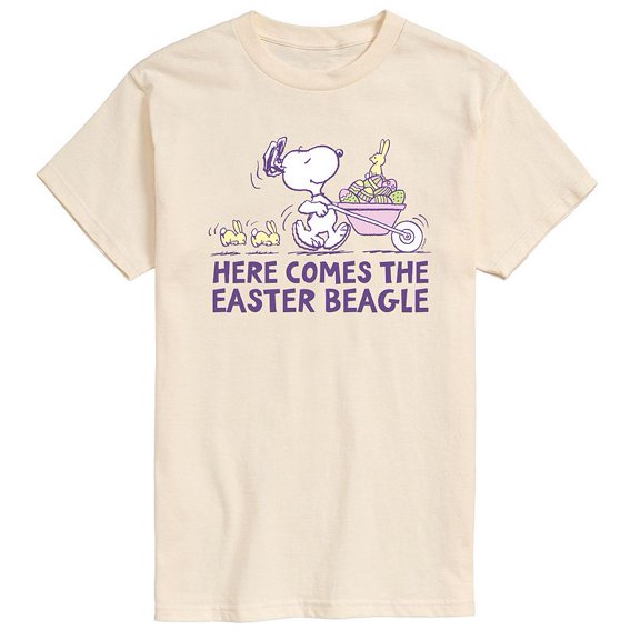 Men's Peanuts Easter Bunny's Helper Graphic Tee