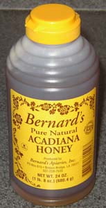 Bernard's Pure Natural Acadiana Honey, 24 oz by Bernard's Apiaries, Inc.