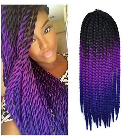 24 Inch Crochet Braid Hair Extensions Havana Mambo Twist 12 Strands 24 Inch Crochet Braid Hair Extensions Havana Mambo Twist 12 Strands Pack 120g