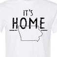 thumbnail image 4 of Inktastic It's Home State of Iowa Outline Distressed Text T-Shirt, 4 of 5
