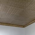 thumbnail image 5 of Great Lakes Tin Hamilton Champagne 2ft x 2ft Nail Up Ceiling Tiles (5 Pack), 5 of 5
