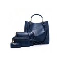 thumbnail image 1 of Pu Solid Alligator Pattern New Fashion European And American Style Large Capacity Shoulder Crossbody Handbag Tote Bag Parent-child 4pcs Set, 1 of 3