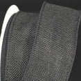 thumbnail image 2 of The Ribbon People Black Fine Burlap Wired Craft Ribbon 2" x 40 Yards, 2 of 2