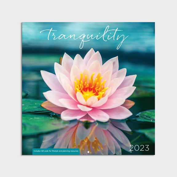 2023-12 Month Calendar-Tranquility 12x12 Hanging Wall Calendar by DaySpring