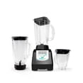 thumbnail image 1 of Licuadora Blueware 400W 3 Vasos 1.2L Vidrio + 1.2L y 750ml Plástico 2 Velocidades con Pulso Negro, 1 of 1