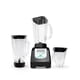 thumbnail image 1 of Licuadora Blueware 400W 3 Vasos 1.2L Vidrio + 1.2L y 750ml Plástico 2 Velocidades con Pulso Negro, 1 of 1
