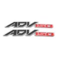 thumbnail image 1 of Aramox Par Adhesivo con Emblema de Motocicleta Calcomanía con Emblema de Motocicleta de Resina Epoxi Reflectante Tridimensional para ADV150 ANGGREK Otros, 1 of 8